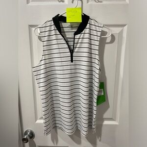 Skechers women’s golf shirt, NWT, backswing sleeveless polo size L